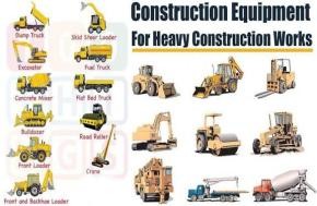 SAZEC GROUP heavy construction equipment reference chart