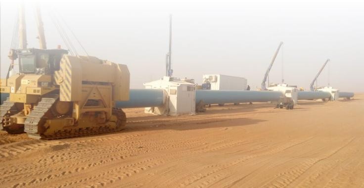 SAZEC GROUP Caterpillar pipelayer and pipeline welding stations